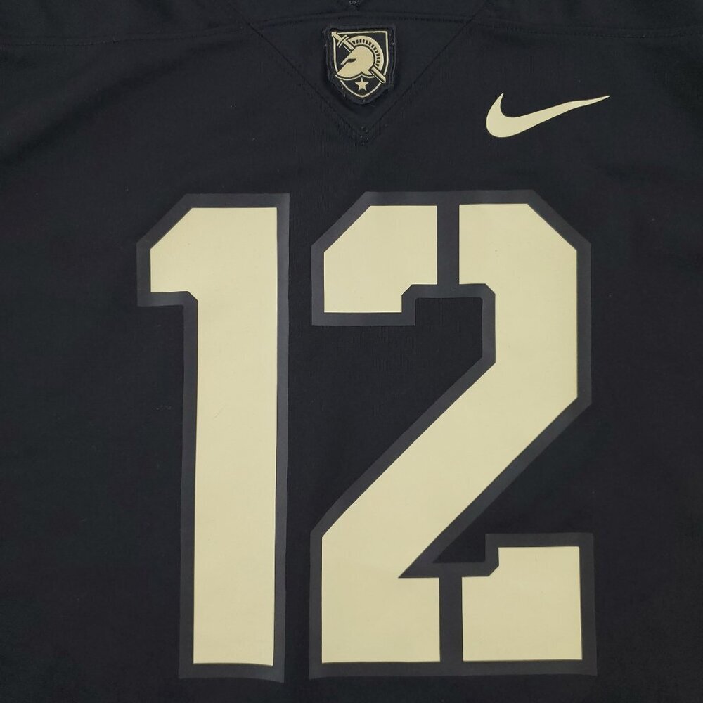 Army Black Knights Football Jersey Nike Team 12 USA Flag Untouchable Men's XL - Picture 10 of 11